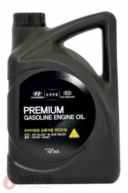 Hyundai-Kia (Mobis) Premium Gasoline 5W-20 (4л)